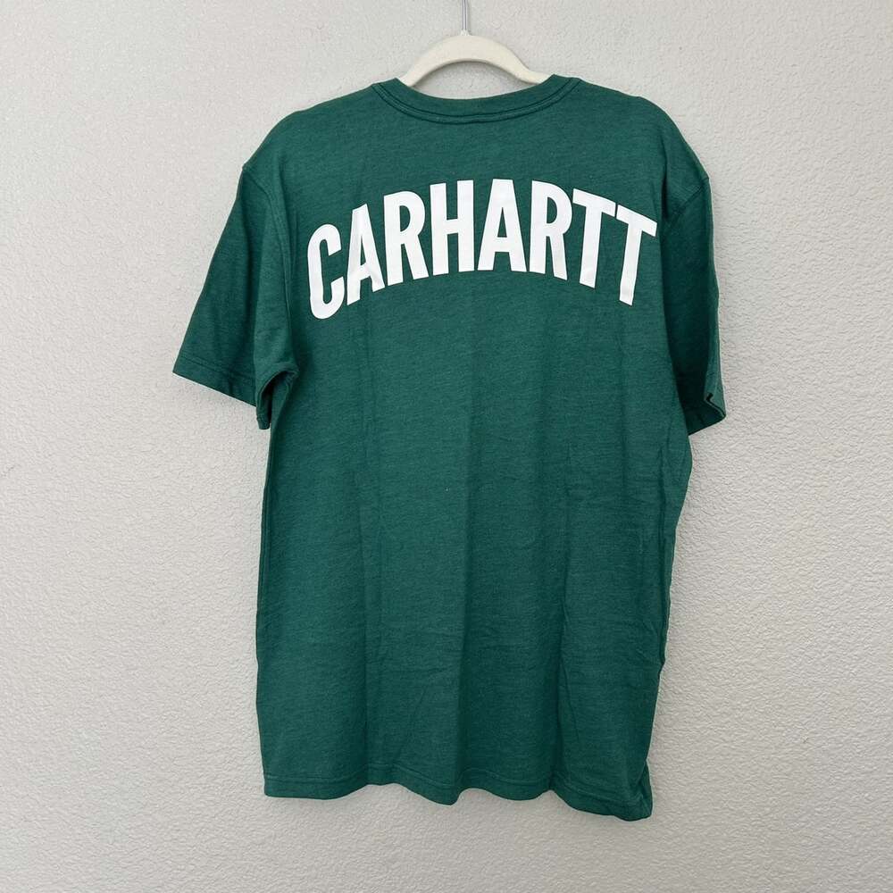 Green Carhartt Relaxed Fit Pocket Shirt Size M